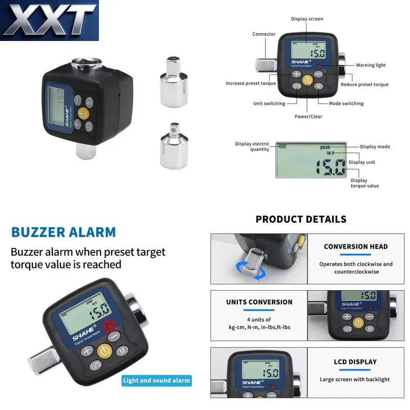 XXT Shahe Digital Torque Wrenc - đánh giá và giá Torque Wrench